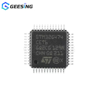 Microcontrolador ARM Cortex-M4 de 32 bits Geesing, 170 MHz, 512 KB de Memoria Flash, LQFP-48 con FPU, DSP, HRTIM, 184 ps, 5xADC, STM32G474CET6