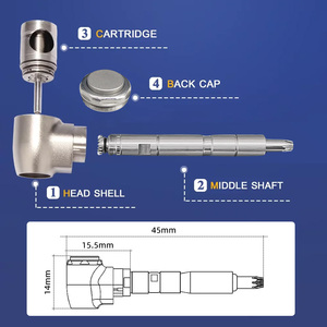 N-S-K Tandhandstuk 1:5 Contra Hoek Verhogen Hoge Snelheid Handstuk Lage Snelheid Tanden Boren Handpiece Turbine 1:5 - Product Image 3