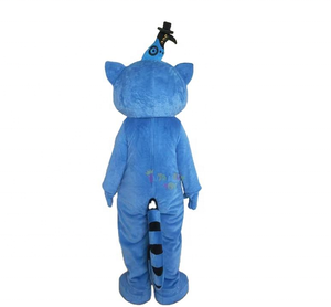 Disfraz de Mascota de Gato Azul con Temática de <span class=keywords><strong>Anime</strong></span> y Videojuegos, Suave y de Peluche, Estilo Kpop, Traje de Personaje para Festival de Cazadores de Demonios, Económico - Product Image 3
