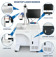 Marqueur laser à fibre industrielle, marquage laser permanent sur métal, bijoux, produits métalliques, verre et matériaux plastiques