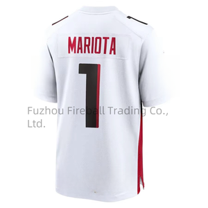Yeni toptan Atlanta şehir dikişli amerikan futbolu Jersey erkek Falcon 97 jarjar9 Ridder 1 Mariota - Product Image 6