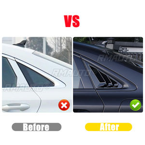 2 Piezas de Cubiertas Decorativas para Ventanas Traseras de Coche, para Audi A3 8V Sedán 2014 2015 2016 2017 2018 2019, Rejillas de Ventilación Laterales - Product Image 2