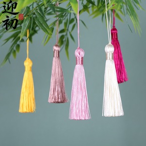 Bienvenido al comienzo: Borla decorativa de poliéster de 8 cm estilo corte, accesorio de joyería para marcapáginas - Product Image 3