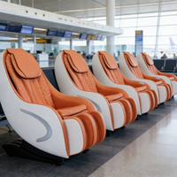 Fauteuil de massage ergonomique commercial de luxe pour aéroport et centre commercial