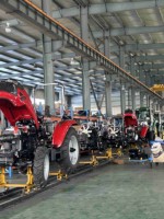 Traktor Pertanian Multifungsi 4WD 50 HP Traktor Mini Kultivasi Kecil dengan Rotary Tiller