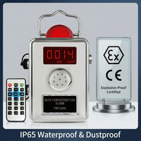 Instrument de mesure de la concentration de poussière portable haute performance antidéflagrant 5W, facile à utiliser et à installer