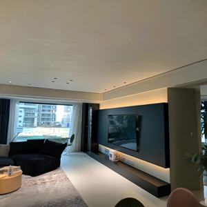 Gabinete de TV de madera de estilo moderno caliente 2025 Gabinete de TV personalizado en la sala de estar - Product Image 6