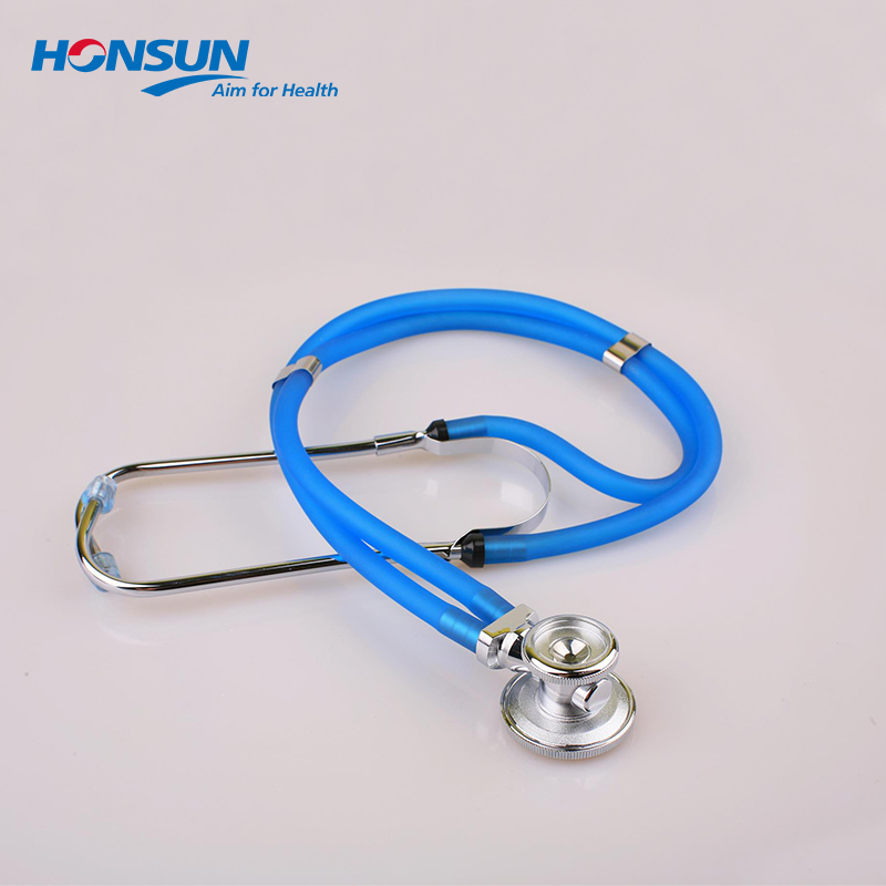 Honsun HS-30C Blue Color Premium Dual Head Hot Selling Wireless Manual Cardiology Stethoscope
