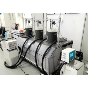 Equipo de Prueba Triaxial de Crecimiento por Deslizamiento Totalmente Automático con Control de Temperatura, Aparato Triaxial de Crecimiento por Deslizamiento de Triple Celda para Pruebas Geotécnicas - Product Image 1