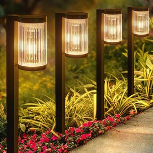 ไฟสวน LED พลังงานแสงอาทิตย์คุณภาพสูง กันน้ำ สำหรับตกแต่งสวน ทางเดิน และภูมิทัศน์ - Product Image 1