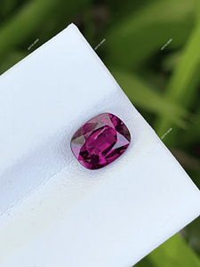 เบาะโกเมน rhodolite ธรรมชาติตัดอัญมณีหลวมได้รับการรับรองสำหรับเครื่องประดับ Making6x4mm เป็น10X14มม. สีม่วง - Product Image 6