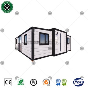 Maison préfabriquée extensible directement de l'usine avec extérieur en panneaux blancs, installation rapide, maison modulaire - Product Image 2