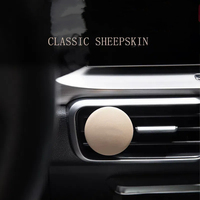 Diffuseur de parfum magnétique d'aromathérapie de voiture en métal plaqué couleur avec logo personnalisé Clips pour bouche d'aération de voiture