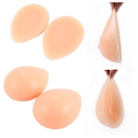 Nouvelles prothèses mammaires en silicone en forme de goutte, fond concave, pour travestis, mastectomie, prothèse, faux seins transgenres