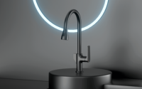 Robinet de cuisine intelligent à affichage numérique, trois niveaux d'extraction d'eau, avec cartouche céramique, monotrou