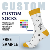 Chaussettes d'affaires personnalisées pour hommes et femmes, de haute qualité, tricotées, amusantes, pour l'été et l'automne, avec des designs de logo, vente en gros