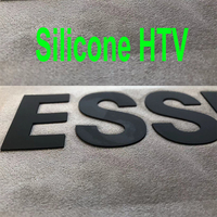 Vinyle de transfert thermique 3D en silicone HTV personnalisé en coton de haute qualité, lavable, toucher doux, thermocollant pour sacs en tissu