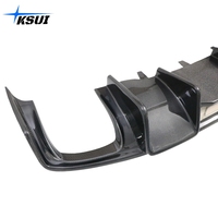 Diffuseur arrière en fibre de carbone de haute qualité KSUI avec éclairage LED pour Audi A4/S4 B8 (2007-2015) - Rétrofit/Amélioration