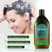 Shampooing Purifiant et Volumisant KOGEEYY 500ML aux Feuilles de Platycladus, à la Caféine, à l'Huile de Graine de Camélia, Revitalisant à la Menthe et au Romarin