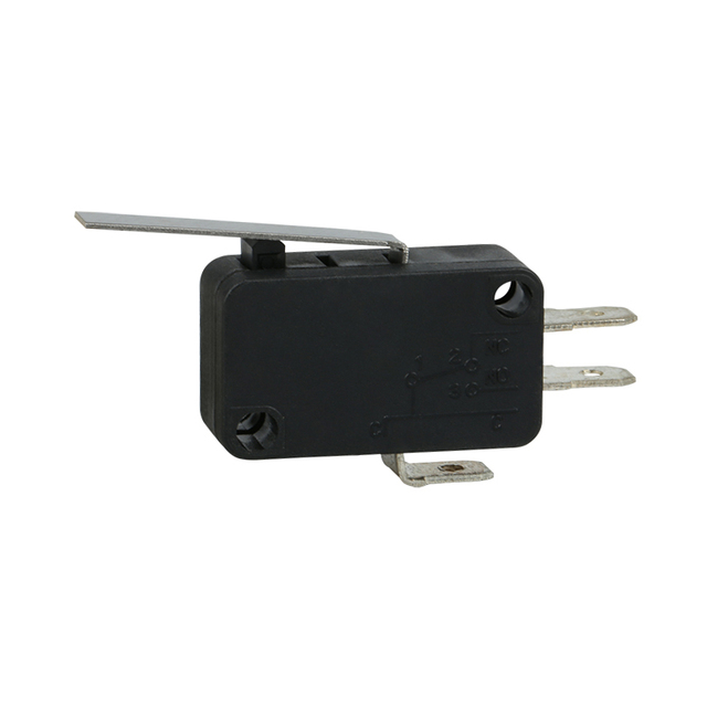 16a 250v Micro Switch 3 Terminals Snap-In Design Plastic Micro Switch for Microwave Oven Heaters