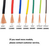 Cable eléctrico con aislamiento de PVC con núcleo de cobre 6AWG 8AWG 10AWG Thhn/Thwn/Thw/Tw Cable Wire
