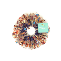 Chouchous en tissu floral élégant Endy Daily Party Accessoires pour cheveux avec couleur passionnée Creative Ponytail Hold