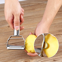 Rts 2 In 1 Fruit Groente Gereedschap Rvs Wortel Julienne Stevige Grip Thuis Dunschiller Groente Fruit Julienne Dunschiller