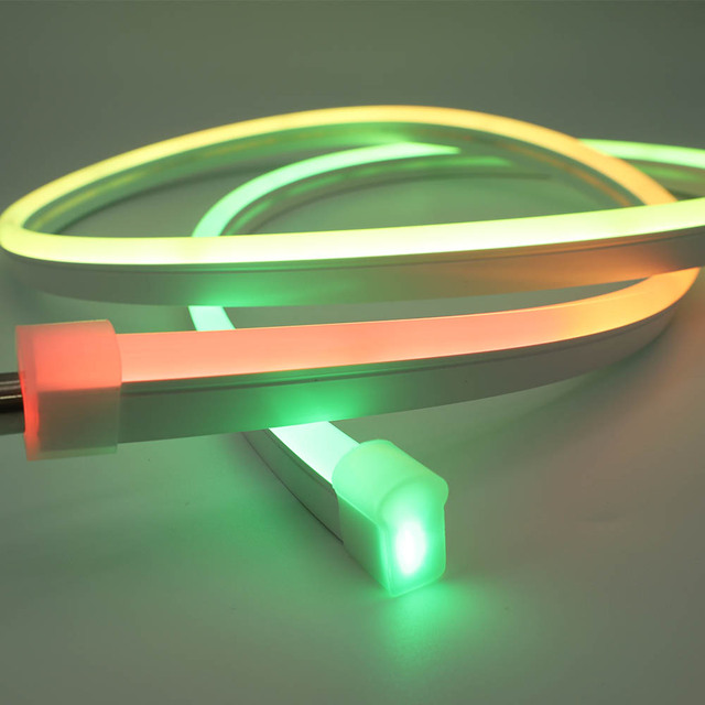 Silicone Tube with Pre-Embedded LED Neon Light No Assembly Required Modular Design for Lighting Solutions"