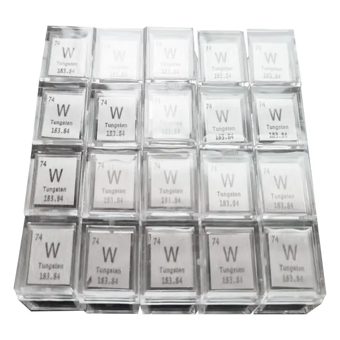 Factory Cheap Price Pure Tungsten and Tungsten Heavy Alloy High Quality Tungsten Cube in Stock