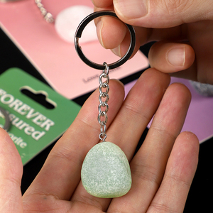 Cristaux de guérison naturels pierre de <span class=keywords><strong>voyant</strong></span> cristal brut pierre d'inquiétude EmaEggs SeerStone porte-clés pour cadeau - Product Image 4