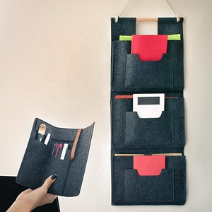 3 tasche in feltro appeso porta a muro Organizer per il giornale rivista porta File - Product Image 5