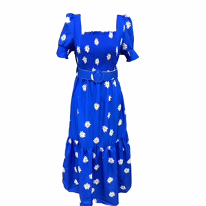 Vestidos de Corsé con Cuello en U para Mujer, Estilo Rústico, Estampado de Moda, Nuevo - Product Image 6