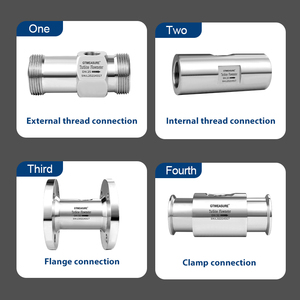 Độ chính xác cao kỹ thuật số dòng Turbine mét nước dầu nhiên liệu đo lường xung đầu ra mặt Bích Loại - Product Image 3