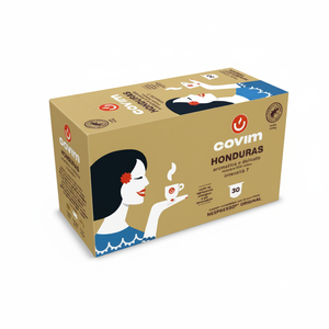 30 Capsule Covim Honduras Auto-Proteggenti Compatibili Nespresso [0,16 g/Capsula] per Macchine Monodose Manuali - Product Image 2