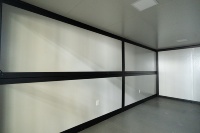 Maison conteneur pliable de 20 pieds, structure en acier, panneaux en laine de roche, ignifuge, étanche, préfabriquée, modulaire, pour ADU et Glamping