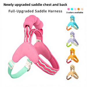 Arnés de Poliéster para Perro, Ecológico, Duradero, Personalizado, Tipo Silla de Montar, Arnés de Lujo para Perros de Raza Pequeña y Mediana - Product Image 3