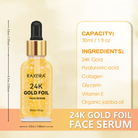 Nouveau sérum facial en or 24 carats Anti-âge rides lignes légères acide hyaluronique hydratant 24 carats sérum anti-âge en or Essence pour le visage