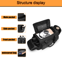 Sac de sport léger de grande capacité Sac de voyage multifonctionnel pour fitness et voyage Sac de voyage d'affaires portable