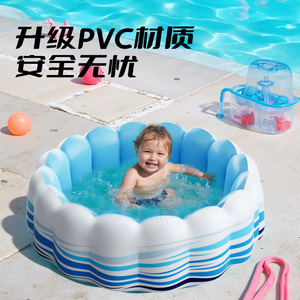 Pursuefree <b>Inflatable</b> <b>Pool</b> Petal Shape 60cm Kids Swimming Home Use - Product Image 2