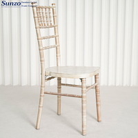 Chaise Chiavari style ferme empilable en bois pour restaurant, hôtel, mariage, événements extérieurs - Qualité professionnelle