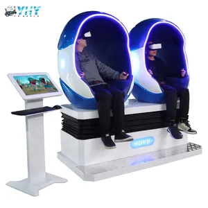 Baoyhyy-chaise œuf de réalité virtuelle Double 9D, pour enfants et adultes, idéale pour home cinéma, Attraction Vr, 2 sièges