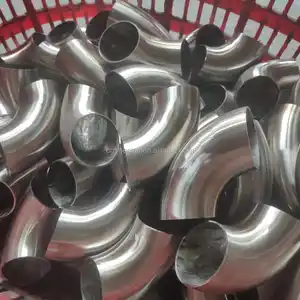 Raccords de tuyauterie en acier inoxydable sanitaires à prix avantageux, <span class=keywords><strong>coude</strong></span> à 45 degrés - Product Image 1