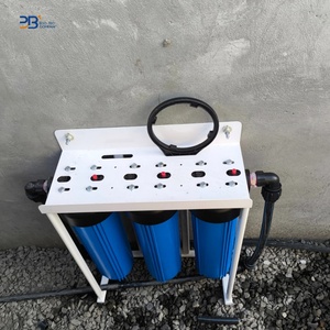 1/2 "3/4" 1 "đồng thau/nhựa đầu vào/Đầu ra cổng màu xanh/trong suốt/Trắng 4.5" x <span class=keywords><strong>10</strong></span> "3 giai đoạn lớn màu xanh hệ thống lọc nước - Product Image 6