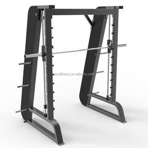 Machine <span class=keywords><strong>Smith</strong></span> Commerciale Professionnelle 290 kg, Rack de Squat Robuste avec Roulements Linéaires pour l'Entraînement Musculaire en Salle de Sport - Product Image 1