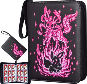 Card Binder for Cards, 9-Pocket Portable Card Collector Album Holder Book Fits 720 Cards with 40 Removable Sleeves, Trading Card