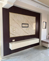 Panneau mural en PVC marbré UV de luxe, imperméable, ignifuge, résistant à l'humidité, pour la décoration intérieure moderne