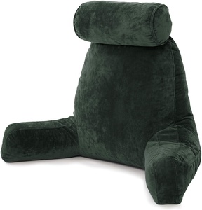 Respaldo para Cama, Soporte Lumbar Cómodo para Leer y Ver Televisión, Almohada con Brazos y Bolsillos - Product Image 3
