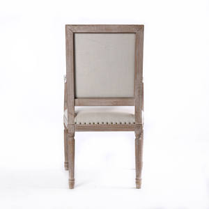 Chaise de salle à manger à dossier classique en bois, style moderne et doux, avec accoudoirs, disponible en noir, rose et blanc - Product Image 4