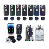 Funda Transparente de Acrílico para Teléfono con Anillo Magnético, Soporte para Carga Inalámbrica, Carcasa Antigolpes para iPhone 13, Fabricante OEM ODM China