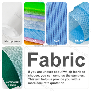 Combinaisons jetables blanches antistatiques et imperméables <span class=keywords><strong>de</strong></span> type 5 avec capuche pour l'industrie pétrolière et chimique, en polypropylène, coutures soudées - Product Image 3